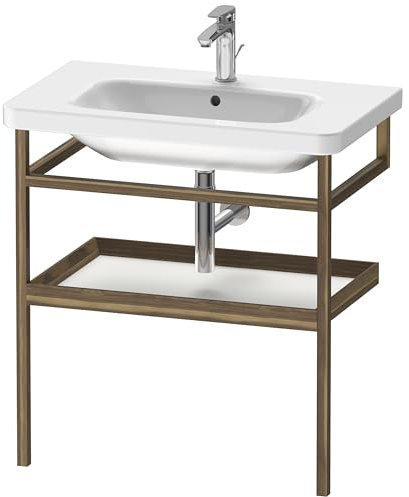 Duravit Handtuchhalter DuraStyle 74x44cm, we. m/amerik. Nussb, mit Ablage