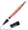 edding 8015 F Labormarker - schwarz - 1 Stift - Rundspitze 0,75 mm - ideal zum extra feinen Beschriften von glatten und transparenten Oberflächen (z.B. Reaktionsgläsern, Laborgeräte, Etiketten)