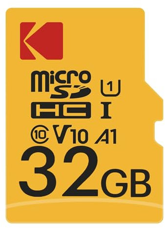 Kodak EKMSDM32GHC10K Premium 32GB microSDHC Memory Card/High Speed/SD Adapter UHS-I / U1 / up to 85 MB/s