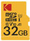 Kodak - Carte Micro SD 32 Go UHS-I U1 V10 A1 microSDHC/XC - Carte Mémoire Micro SD - Vitesse de Lecture 85MB/s Max - Vitesse d'Écriture 25MB/s Max - Stockage Supplémentaire pour Smartphone/Tablette