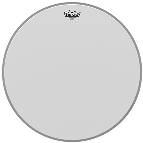 Remo BR-1120-00 Ambassador Peau de grosse caisse Sablée 20 Blanc