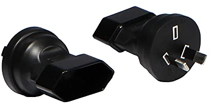 DINIC Reisestecker, Stromadapter 2-polig für Australien und China auf Euro-Buchse