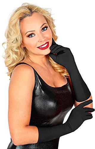 W WIDMANN MILANO Party Fashion - Handschuhe, 37 cm, edle Abendhandschuhe, Unisex, One Size, Fasching, Karneval, Mottoparty