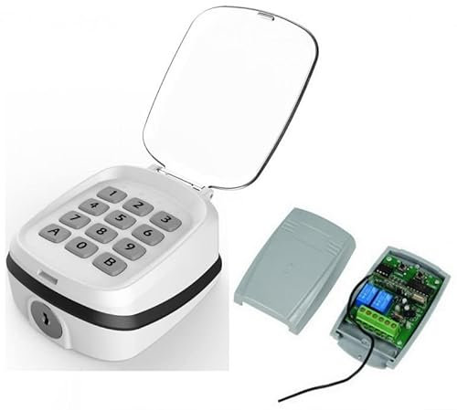 Digicode, Clavier à Code pour automatisme, sans Fil 2 canaux