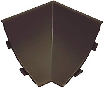 DQ-PP WINKELLEISTE INNENECKE | Wenge | 23 x 23mm | PVC | Küchenleiste Arbeitsplatte Abschlussleiste Leiste Küche Küchenabschlussleiste Wandabschlussleiste Tischplattenleisten