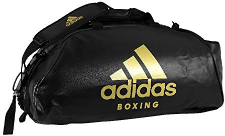 Adidas 2in1 Bag Material: PU, Borsa Sportiva Unisex-Adulto, BlackGold, M