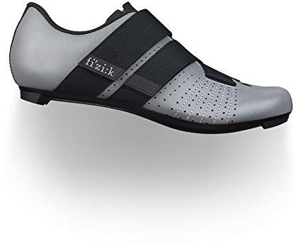 Fizik Moderno Zapatillas de Ciclismo, Unisex-Adulto, Reflectante Gris y Negro, 12