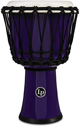 LP Latin Percussion Djembe World 7 Rope Tuned Circle Lila LP1607PL