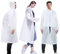 LAMA 3 Stück Regenponcho Wiederverwendbar Regenmantel Unisex Regenbekleidung Regencape Regenjacke Raincoat für Herren Damen Fahrrad Wandern Camping Reisen Angeln Konzert Stadion Festival Transparent