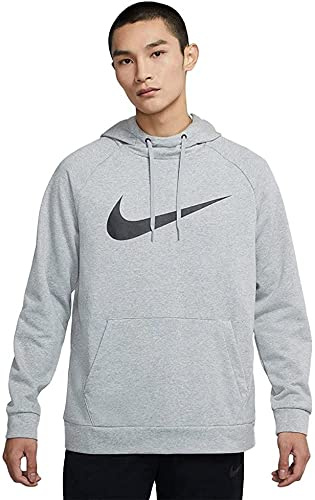 Nike CZ2425-063 M NK DF HDIE PO SWSH Sweat Mens dk Grey Heather/(Black) S-T