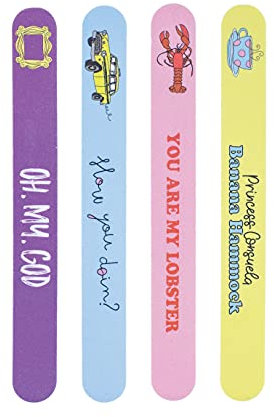 Paladone Friends Beauty Nail Files, Officially Licensed Merchandise, Multicolored, 4 Count