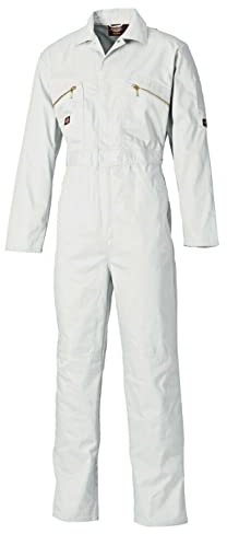 Dickies Mens Redhawk Overall Sizes 36R-54R'' Zip Closure Highly Durable Reinforced Knee to Take Knee Pads Two Zipped Chest Pockets