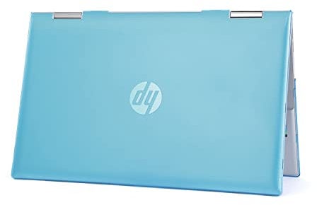 mCover Hard Shell Case ONLY Compatible for 2021~2022 15.6 HP Pavilion x360 15-ERxxxx Series (NOT Compatible with Other HP Pavilion Series) Convertible laptops - Aqua