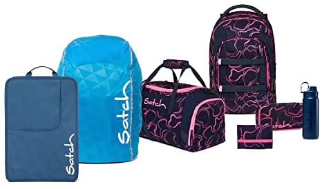 Satch Pack Schulrucksack Set 7tlg. Kollektor Edition (Pink Supreme)