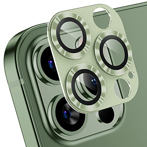 AFARER 2 Stück für iPhone 12 Pro Max kameraschutz metall,9H Härte HD Kamera Schutzfolie Linse,Linsenschutz ultradünnes,gehärtet Glas Abdeckung,Panzer Schutz Folie,Starke Haftung kratzfeste,Schwarz