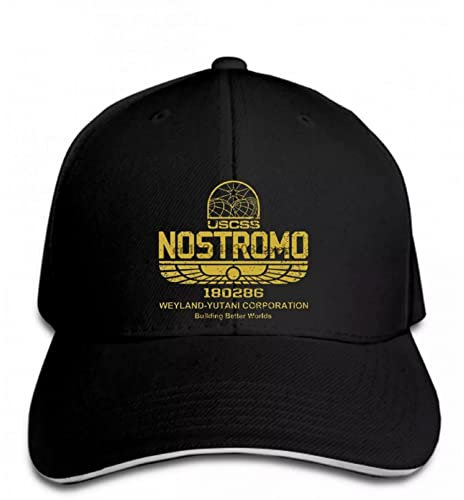 klassisch Baseball Kappe Nostromo Alien New Herren Casual Print Snapback Hat Peaked Weihnachten Geschenk
