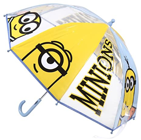 ILS I LOVE SHOPPING MINIONS | Ombrello da Pioggia unisex Multicolore a campana per bambini (Minions)