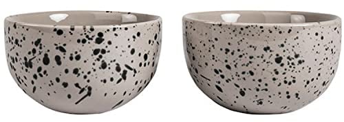 Sagaform 5018332 Schalen-Set, Steingut, Grau-beige
