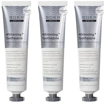 Boka Toothpaste - Nano Hydroxyapatite Toothpaste, Fluoride Free Toothpaste