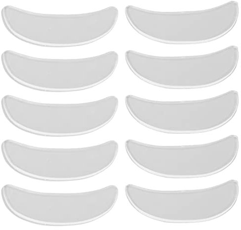 ANKROYU 5 Paires de Patchs Anti-Rides Silicone pour Yeux, Patchs Raffermissants et Liftants Réutilisables pour Soins de la Peau, Réduire Ridules et Cernes