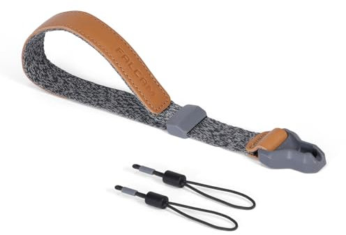 FALCAM Camera Wrist Strap,Adjustable Quick Release Hand Strap with Quick Connector(Ash) -M00A3801