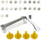 susiodeu Syringe Doughs Biscuits Making Tools Effortless Biscuit Making with Complete Set Cookie Maker Machine Kit Aluminum Alloy