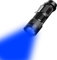 LIAISIMI Taschenlampe Blaues Licht Blaue LED Mini Taschenlampen mit Blauen Licht 3 Modi Zoombar mit Clip Blue Light LED Torch für Nachtsicht, Angeln, Jagd (1, Blue)