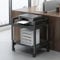 2-stufiger audio rack hifi regal Audio, Audio-Video-Komponenten, großer Audio- und Video-Medienständer, Beweglicher Audio-Rack-Turm, for Stereokomponenten for Wohnzimmer/Haus/Büro(45*34*57cm/18*13*22i