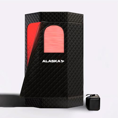 Sauna Portátil Alaska Recovery – Terapia de Calor en Casa con Luz Infrarroja, Ajuste hasta 50ºC