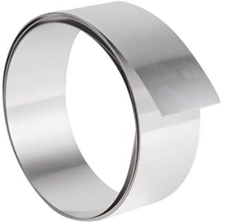 Rouleau de toit en zinc pur à 99,9 % pour laboratoire scientifique, bricolage, travail des métaux (0,08 x 100 x 1000 mm)
