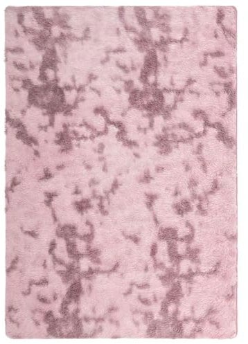 vidaXL Teppich Shaggy Hochflor Altrosa 160x230 cm Polyester, Teppich, Schlafzimmerteppich, Teppich Modern, Wohnzimmerteppich, Flauschiger Teppich