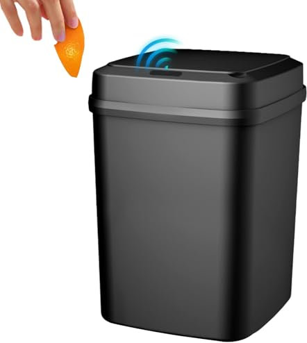 Bidone della spazzatura con sensore - Bidone della spazzatura con sensore, bidoni della spazzatura senza contatto | Pattumiera automatica compatta, pattumiera da cucina intelligente, pattumiera da bag