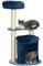 PawHut Arbre à Chat, Arbre à Grimper pour Chat, avec Niche, Plateforme, Lits, poteaux à griffer en sisal Naturel, Hauteur de 85 cm, Bleu foncé