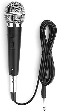 Juroupi Wired Dynamic Microfono Professional Hifi Sound Mic per KTV Vocal Music Performance MeetingBlack (#1)