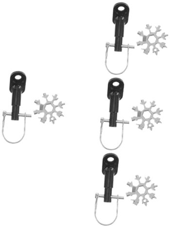 Toddmomy 4 Set Accessori Per Rimorchi Per Biciclette Intoppo Ganci Per Rimorchio Bici Accessori Per Rimorchio Bici Attacco Per Rimorchio Bici Trazione Attaccamento Nero Ferro Da Stiro