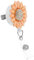 OSALADI Porte Badge Rétractable de Tournesol pour Infirmiers Clip Rotatif Pratique et Élégant pour Cartes de Visite et Accessoire Portable