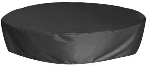 Bâche 4 Saisons pour Piscine Hors Sol Diamètre 160cm | Housse Piscine Ronde Cordon Élastique Renforcé Protection Gel UV Pliable Facile Jardin Été comme Hiver