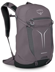 Osprey Sportlite Hiking Bag, 20L, Graphite Purple