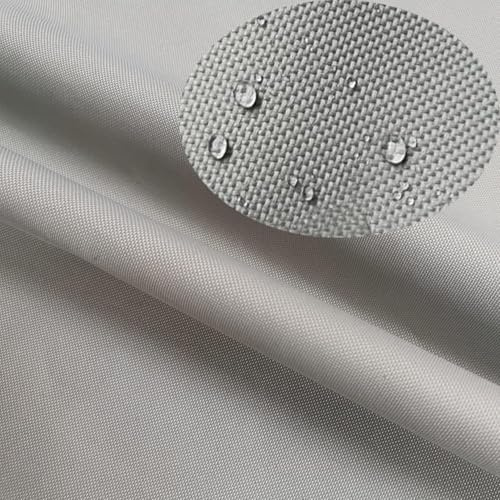 wasserdichter Polyesterstoff，Markisenstoff，outdoor stoff wasserdicht beständig Stoff，600d oxfordstoff mit 100% pvc-beschichtung,，reißfest & pflegeleicht (Grau-G, 200cm*150cm)