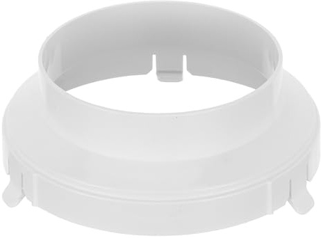 CHILDWEET Raccord de conduit d'évacuation de climatiseur portable, adaptateur de tuyau en plastique blanc, structure à rainure d'étanchéité, pour chambre familiale et bureau