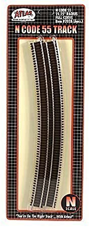 Atlas 2028 Code 55 Curved Track Radius 539.75mm 22.5 Degree (6)