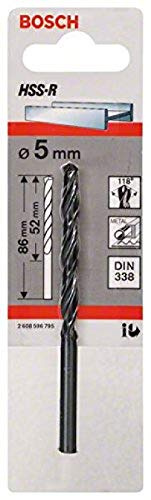 Bosch 2608596795 HSS-R DIN 338 Metal Drill Bits