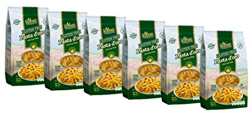 Pasta d´oro – Glutenfreie Nudeln (Fusilli) aus Maismehl 12er Pack (12 x 500 g)