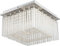 Globo LED Decken Lampe Chrom Leuchte Glasstäbe Kristalle Wohn Ess Zimmer Beleuchtung, 68567-21