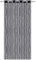 Arsvita Fadenvorhang Metallik-Optik mit Ösen, Türvorhang 140x250cm (Schwarz)