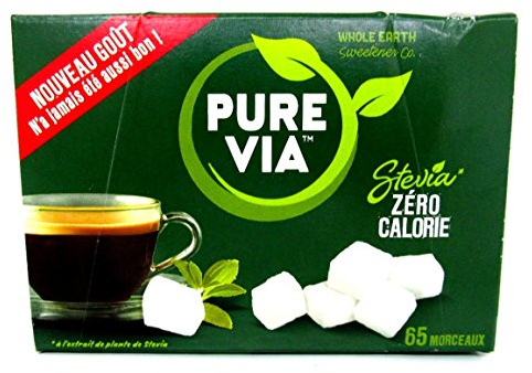 Stevia Zuckerwürfel 65 Stück 130 g Zuckerersatzstoff ohne Kalorien Pure Via