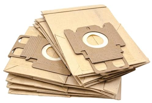 vhbw 10x sacchetto compatibile con Miele Cat & Dog Mini 1500 aspirapolvere - tipo K 20,9cm x 13cm color sabbia