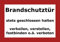 4 Stück Aufkleber Brandschutztür für Feuerschutzabschluss, 21x15 cm Schild, Hinweis, Hinweisaufkleber, stets geschlossen halten verkeilen verstellen verboten