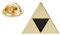 Gemelolandia Broche de soupe Triforce Zelda Doré | Accessoires Originaux Pour Hommes et Enfants Pour vestes, blazers ou pulls