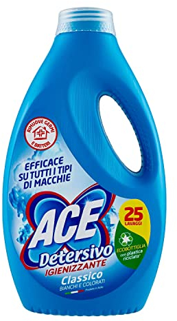 Ace Detersivo Lavatrice Igienizzante Classico 25 Lav